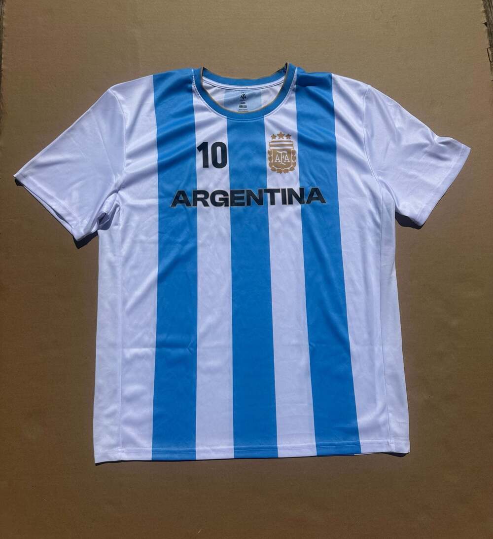 Argentina AFA Messi #10 Soccer Jersey XXL